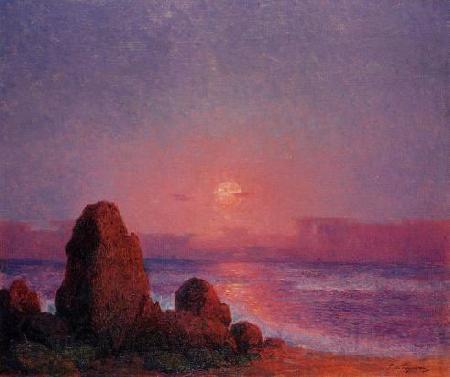 unknow artist Sunset of the Breton Coast